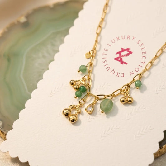 Anti Tarnish Charm Necklace