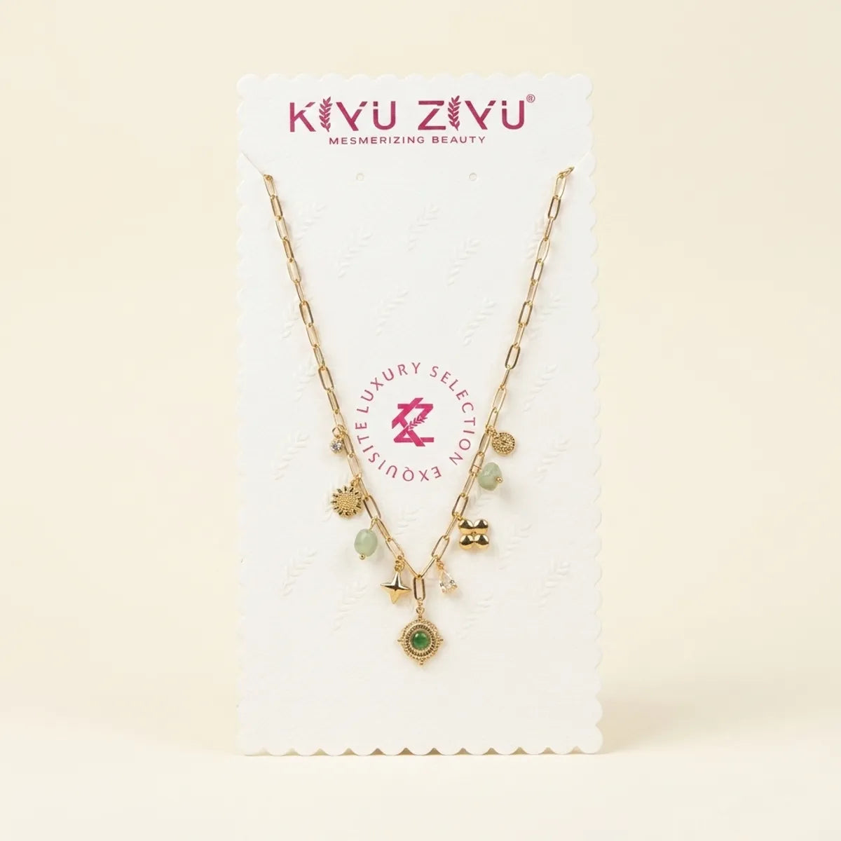Anti Tarnish Charm Necklace