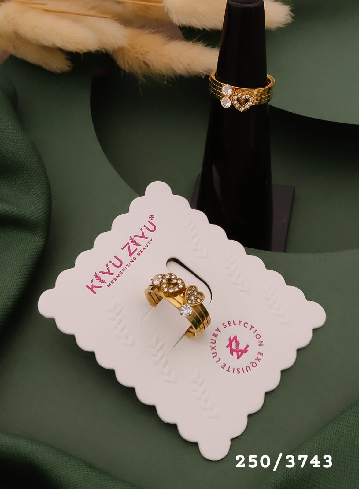 Anti-Tarnish Ring Combo – 12 Pieces, Sizes 6, 7 & 8