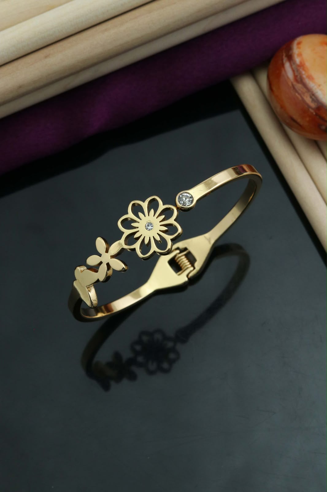 Anti Tarnish Stainless Steel Small Size Baby Kada