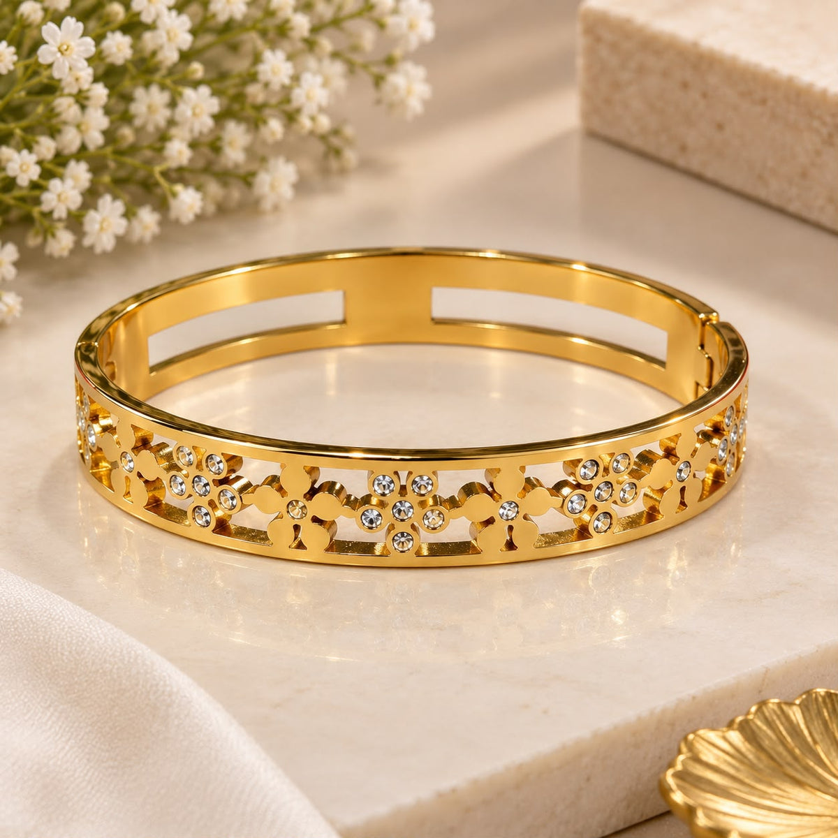 Anti Tarnish Stainless Steel Small Size Baby Kada
