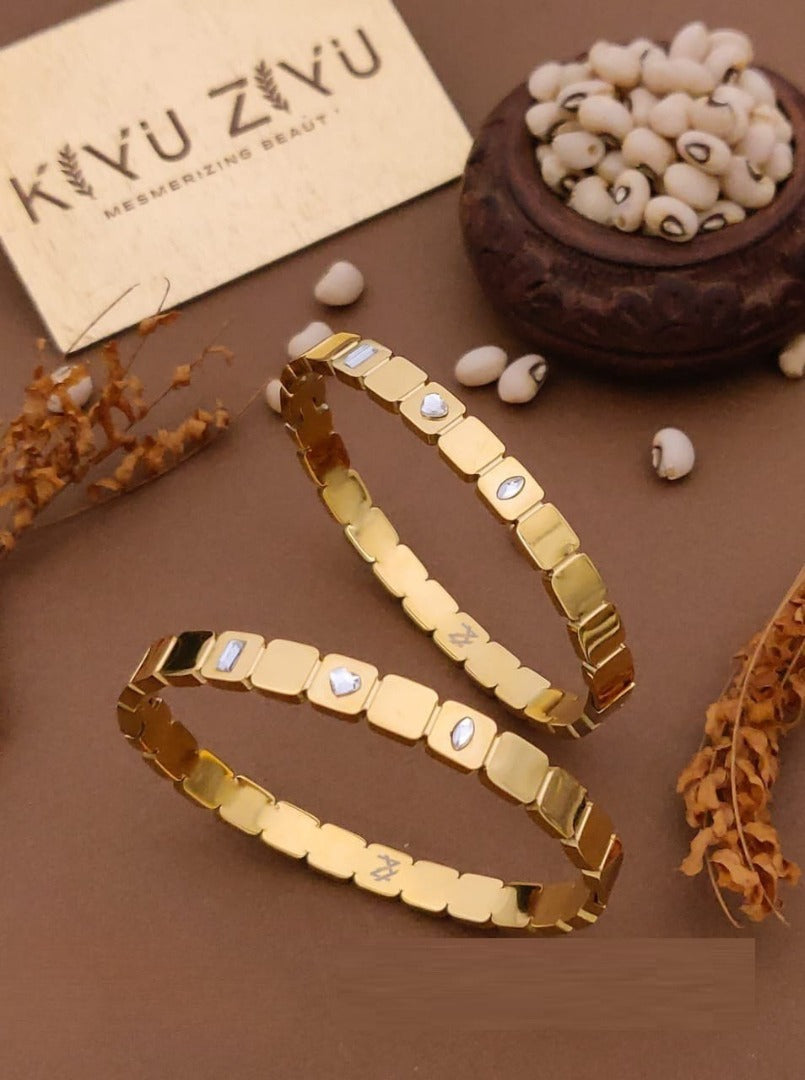 Kiyu Ziyu Anti Tarnish Kada Stainless Steel Kada