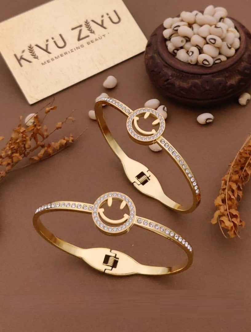 Kiyu Ziyu Anti Tarnish Kada Stainless Steel Kada