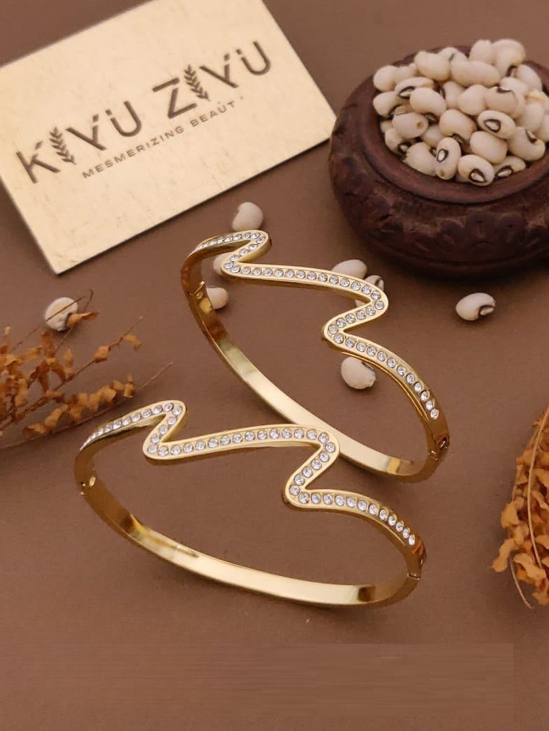 Kiyu Ziyu Anti Tarnish Kada Stainless Steel Kada