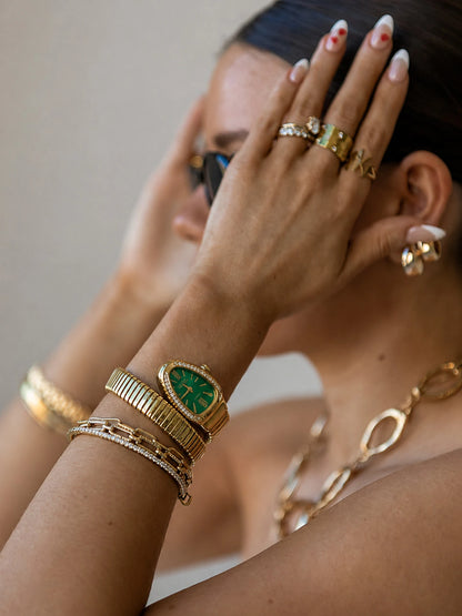 Snake Watch For Woman with Spiral Bracelet Watches