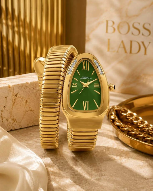 Snake Watch For Woman with Spiral Bracelet Watches