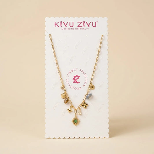 Anti Tarnish Charm Necklace