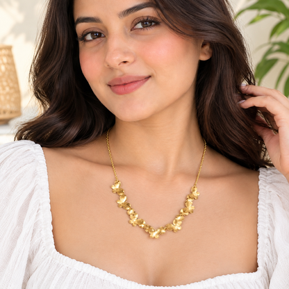 Golden Blossom Necklace