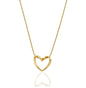 Minimal Heart Pendant Necklace