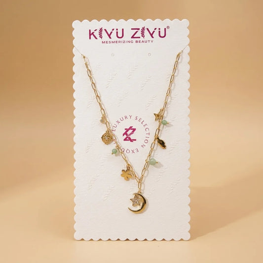 Anti Tarnish Charm Necklace