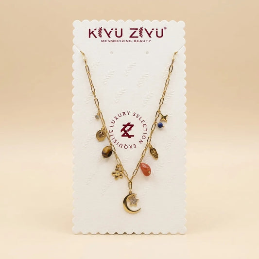 Anti Tarnish Charm Necklace