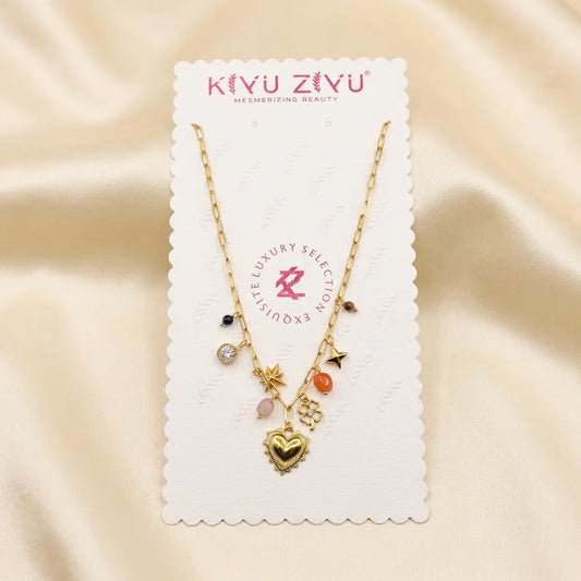 Anti Tarnish Charm Necklace