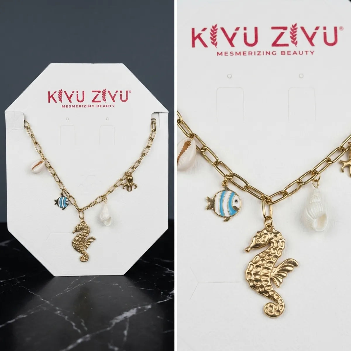 Anti Tarnish Charm Necklace