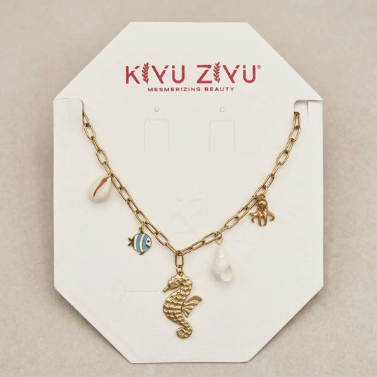 Anti Tarnish Charm Necklace
