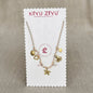 Multicolor Alloy Ocean Charm Beaded Necklace