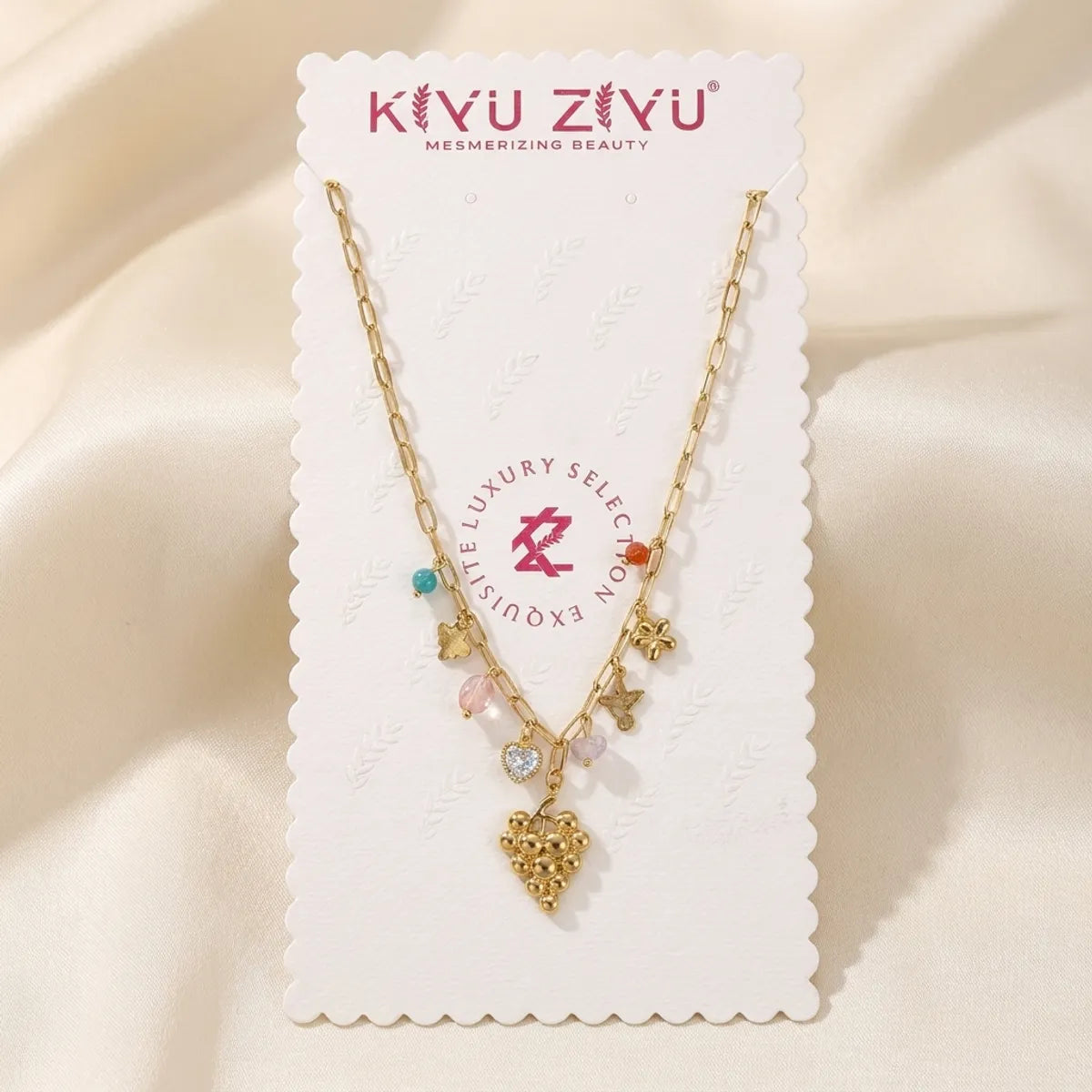 Anti Tarnish Charm Necklace