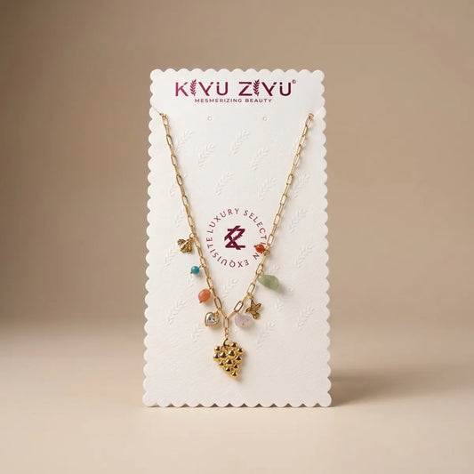 Anti Tarnish Charm Necklace
