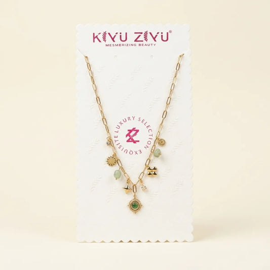 Anti Tarnish Charm Necklace