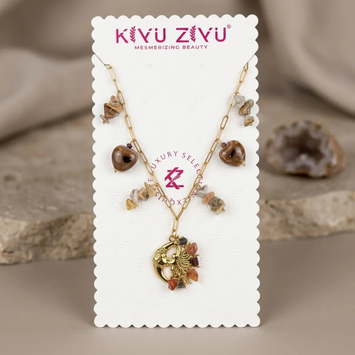 Anti Tarnish Charm Necklace