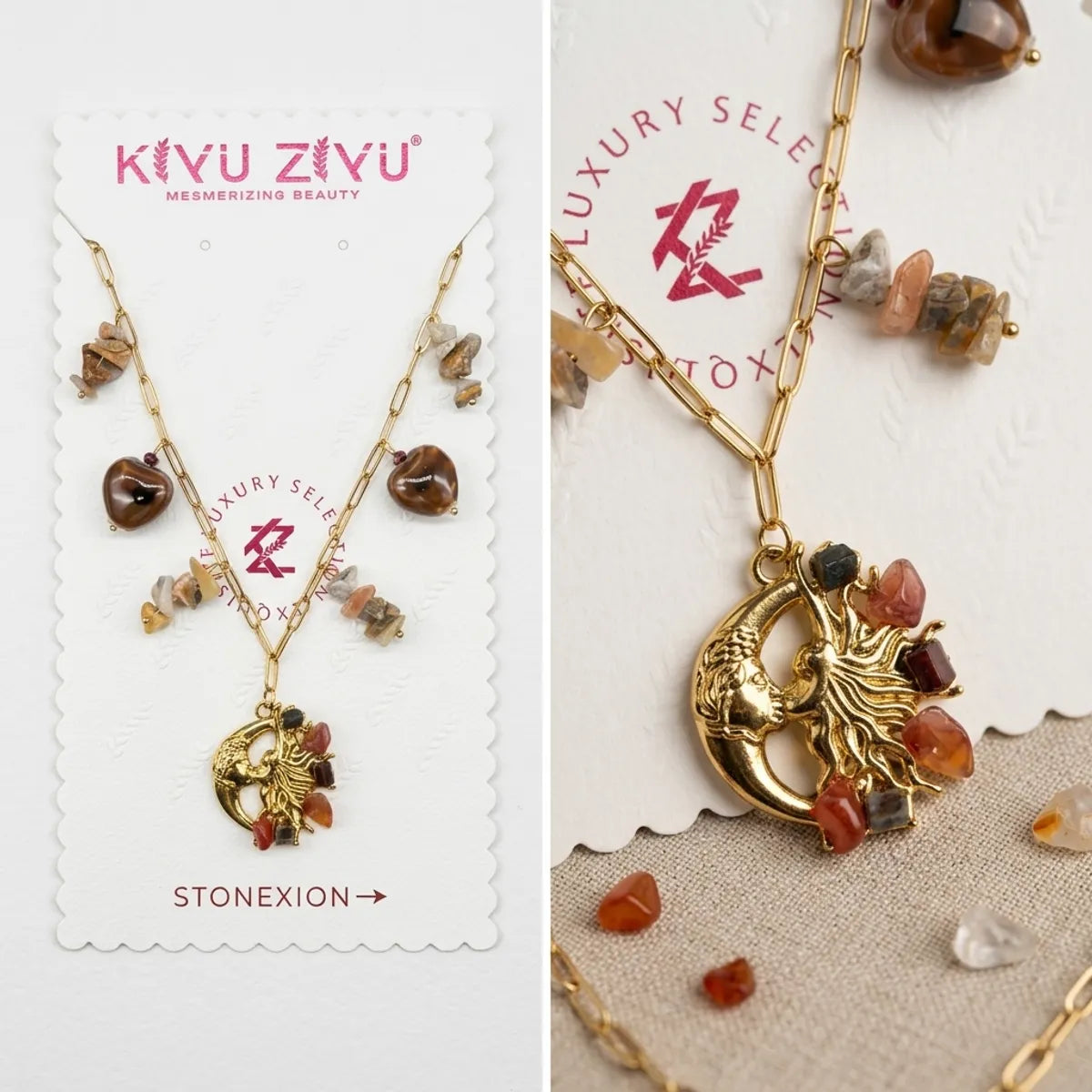 Anti Tarnish Charm Necklace