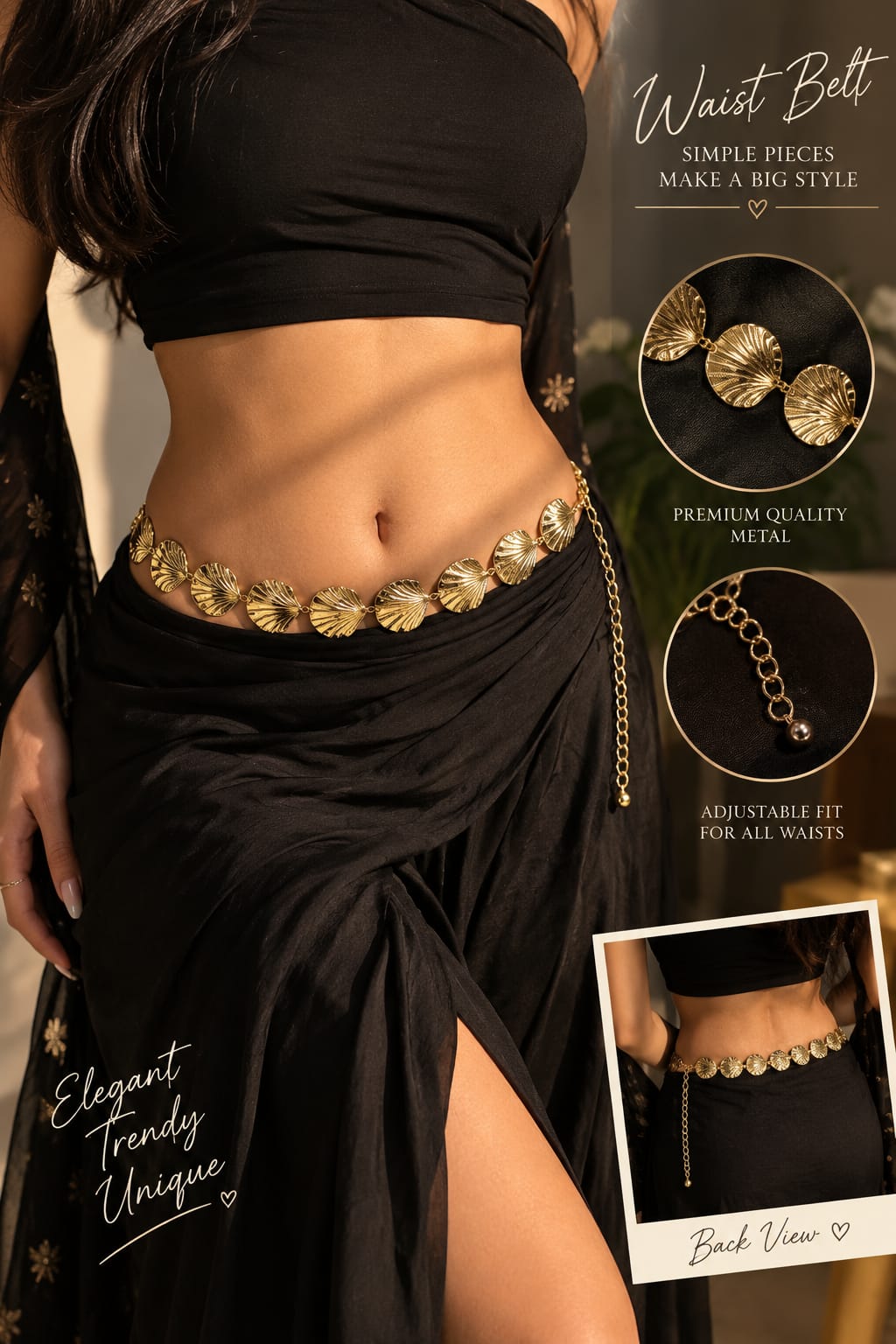 Waist belt for women 7560