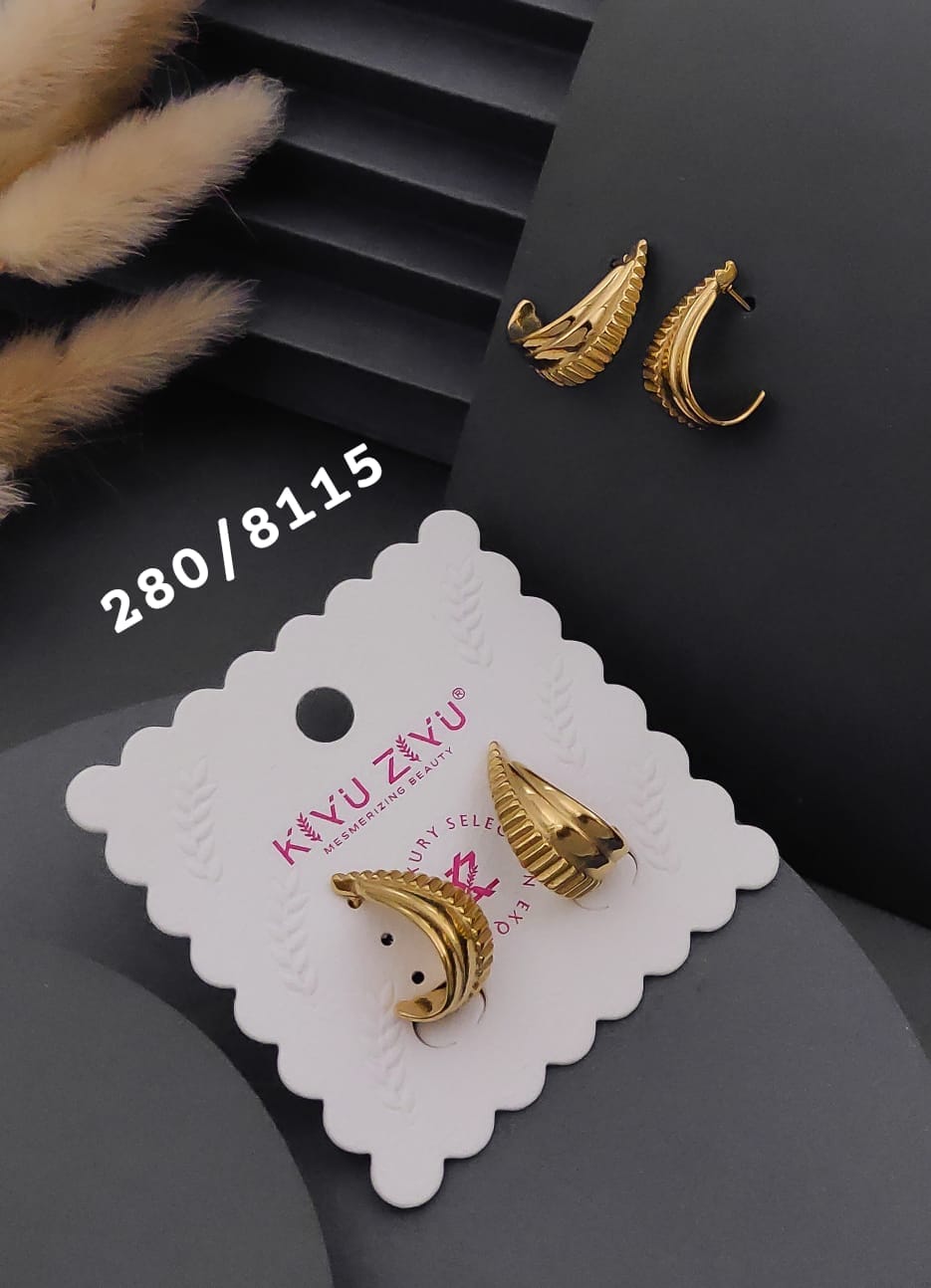 Anti Tarnish Stainless Steel Earring