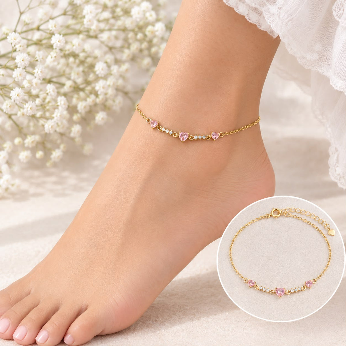 Anti-Tarnish Stainless Steel Anklet
