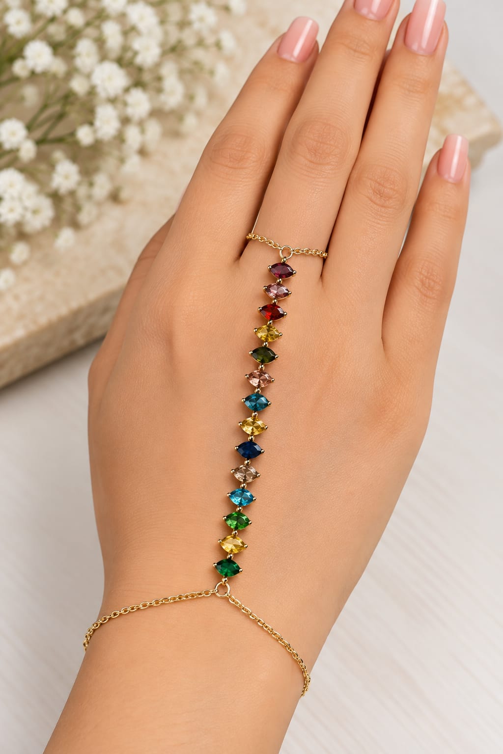 Anti-Tarnish Stainless Steel Hand Chain