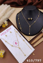 Anti Tarnish Stainless Steel Necklace Set