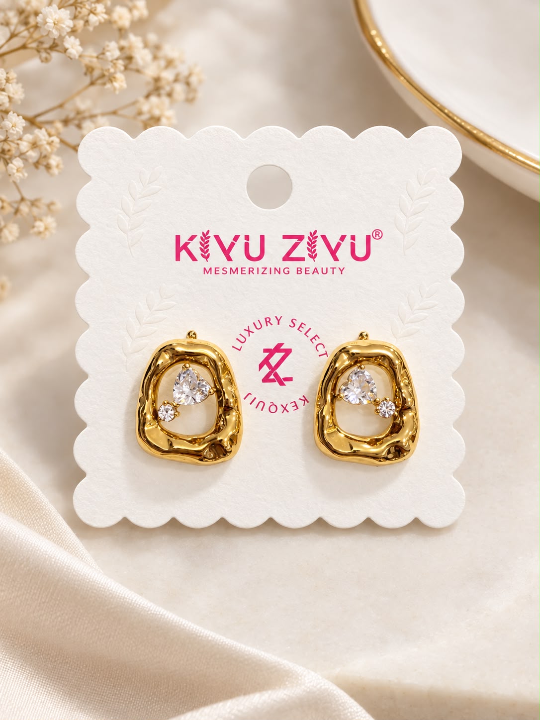 Anti tarnish earring