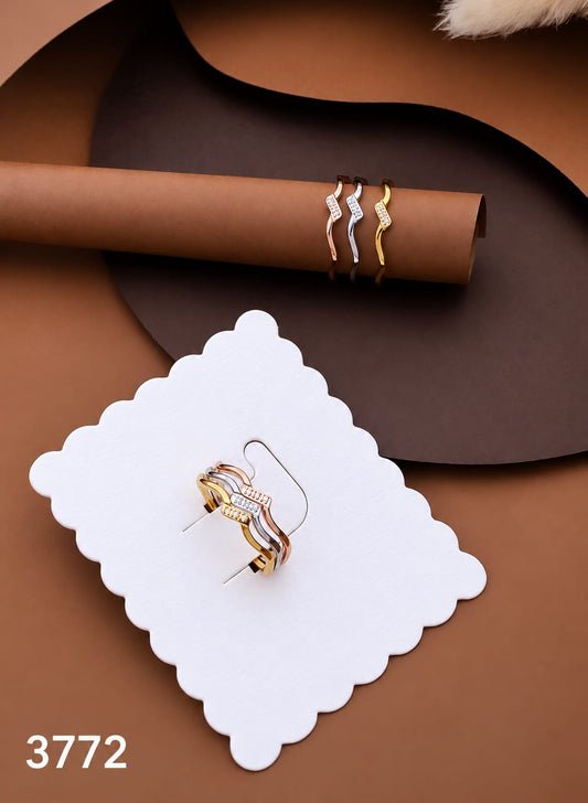 Anti-Tarnish Ring Combo – 12 Pieces, Sizes 6, 7 & 8