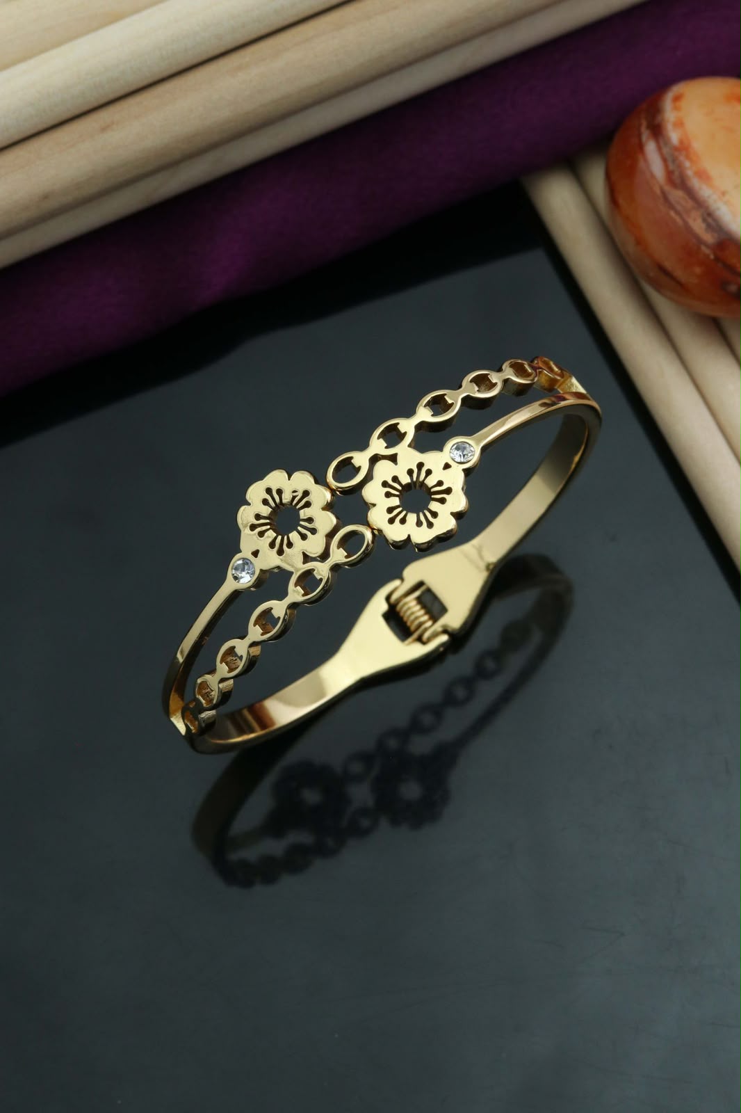 Anti Tarnish Stainless Steel Small Size Baby Kada