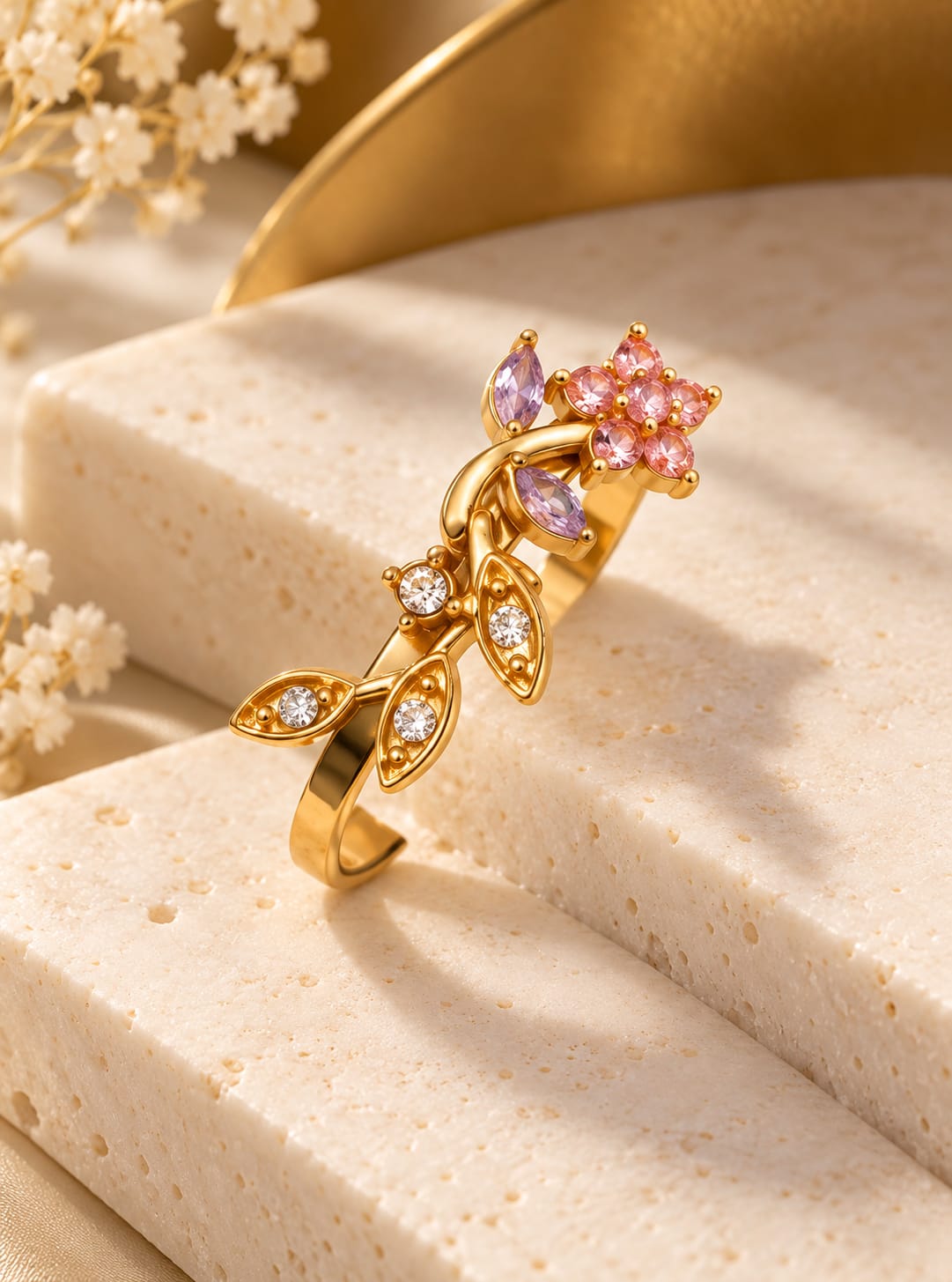 Kiyu Ziyu Ring Anti-Tarnish Adjustable Ring
