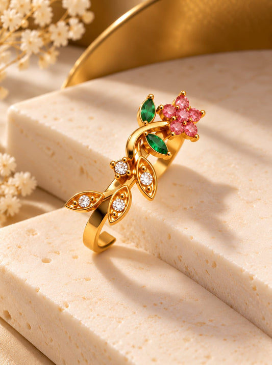 Kiyu Ziyu Ring Anti-Tarnish Adjustable Ring