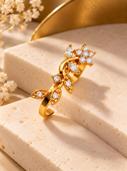 Kiyu Ziyu Ring Anti-Tarnish Adjustable Ring