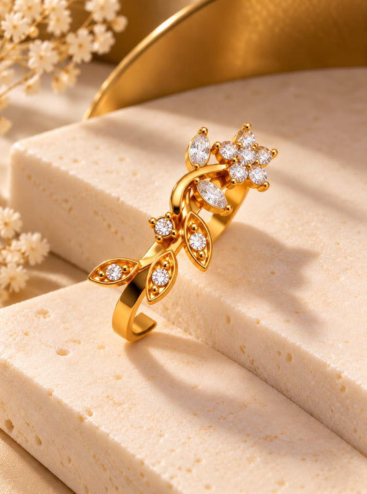 Kiyu Ziyu Ring Anti-Tarnish Adjustable Ring