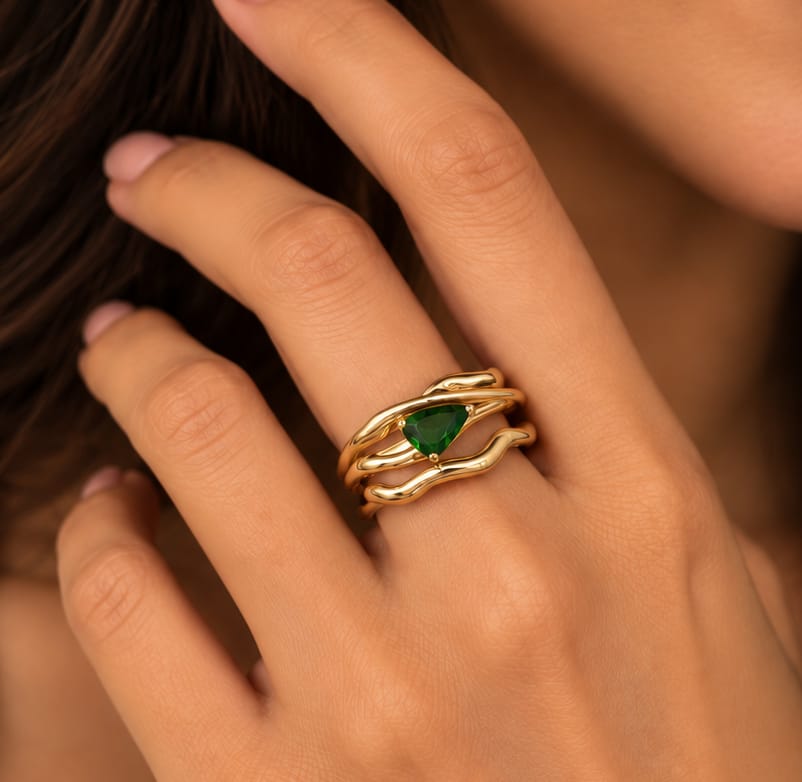 Klitz Ring Anti Tarnish Adjustable Ring