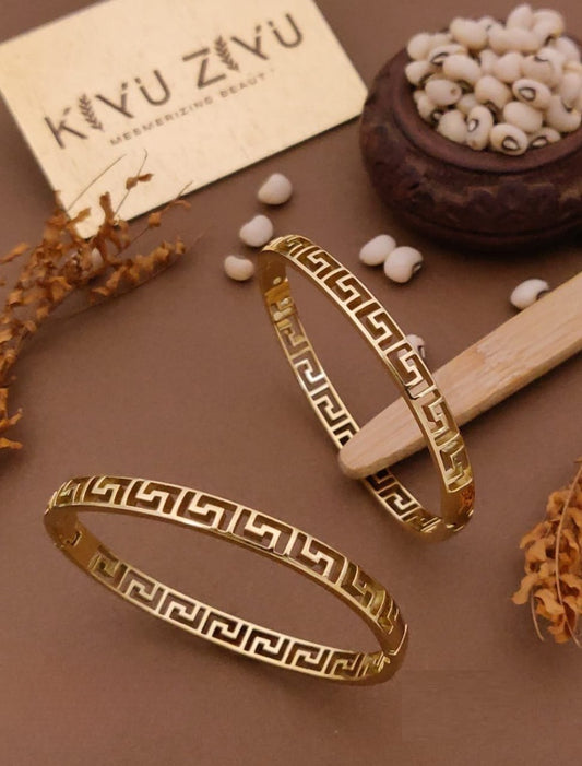Kiyu Ziyu Anti Tarnish Kada Stainless Steel Kada
