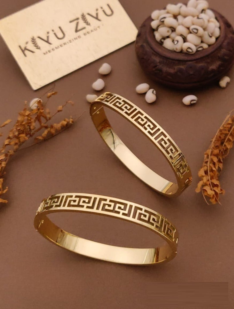 Kiyu Ziyu Anti Tarnish Kada Stainless Steel Kada