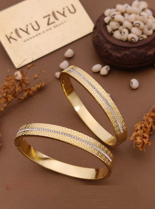 Kiyu Ziyu Anti Tarnish Kada Stainless Steel Kada