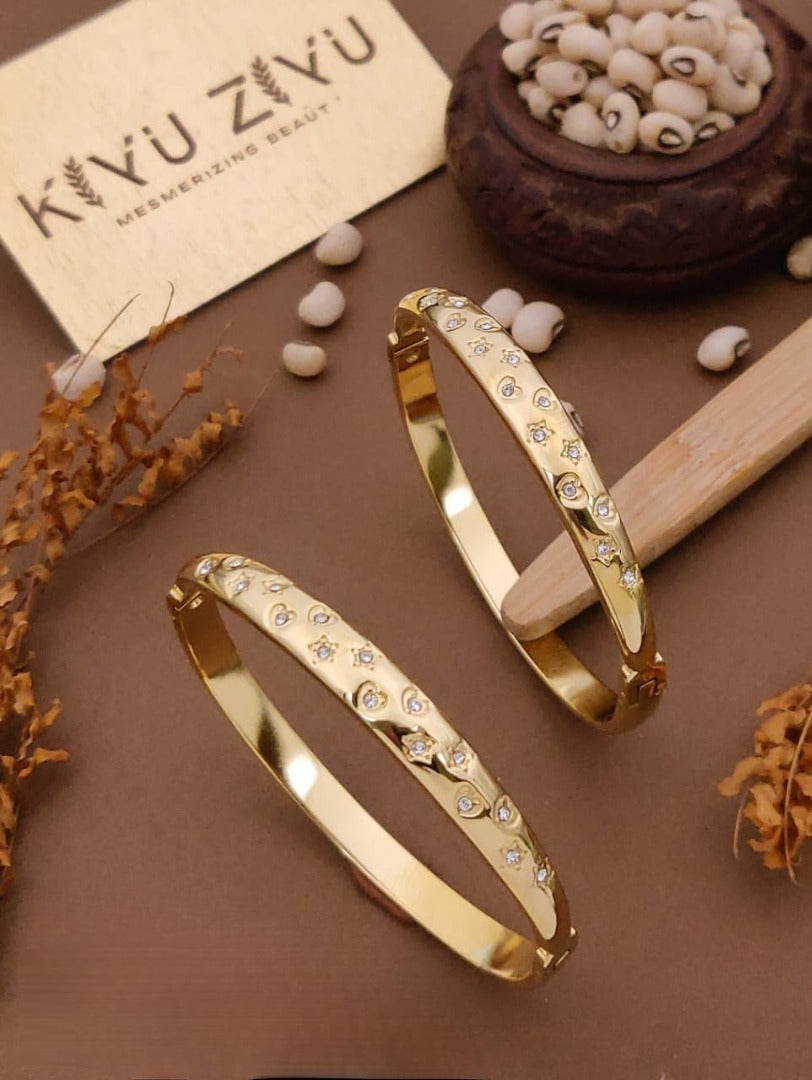 Kiyu Ziyu Anti Tarnish Kada Stainless Steel Kada
