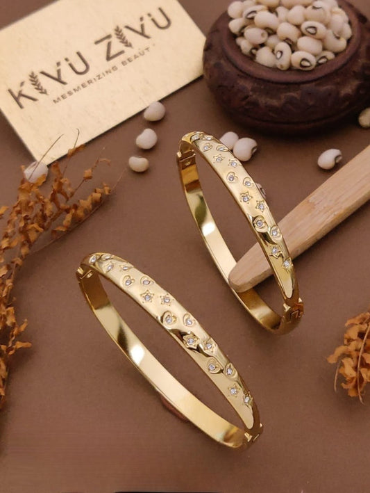 Kiyu Ziyu Anti Tarnish Kada Stainless Steel Kada