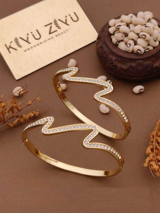 Kiyu Ziyu Anti Tarnish Kada Stainless Steel Kada