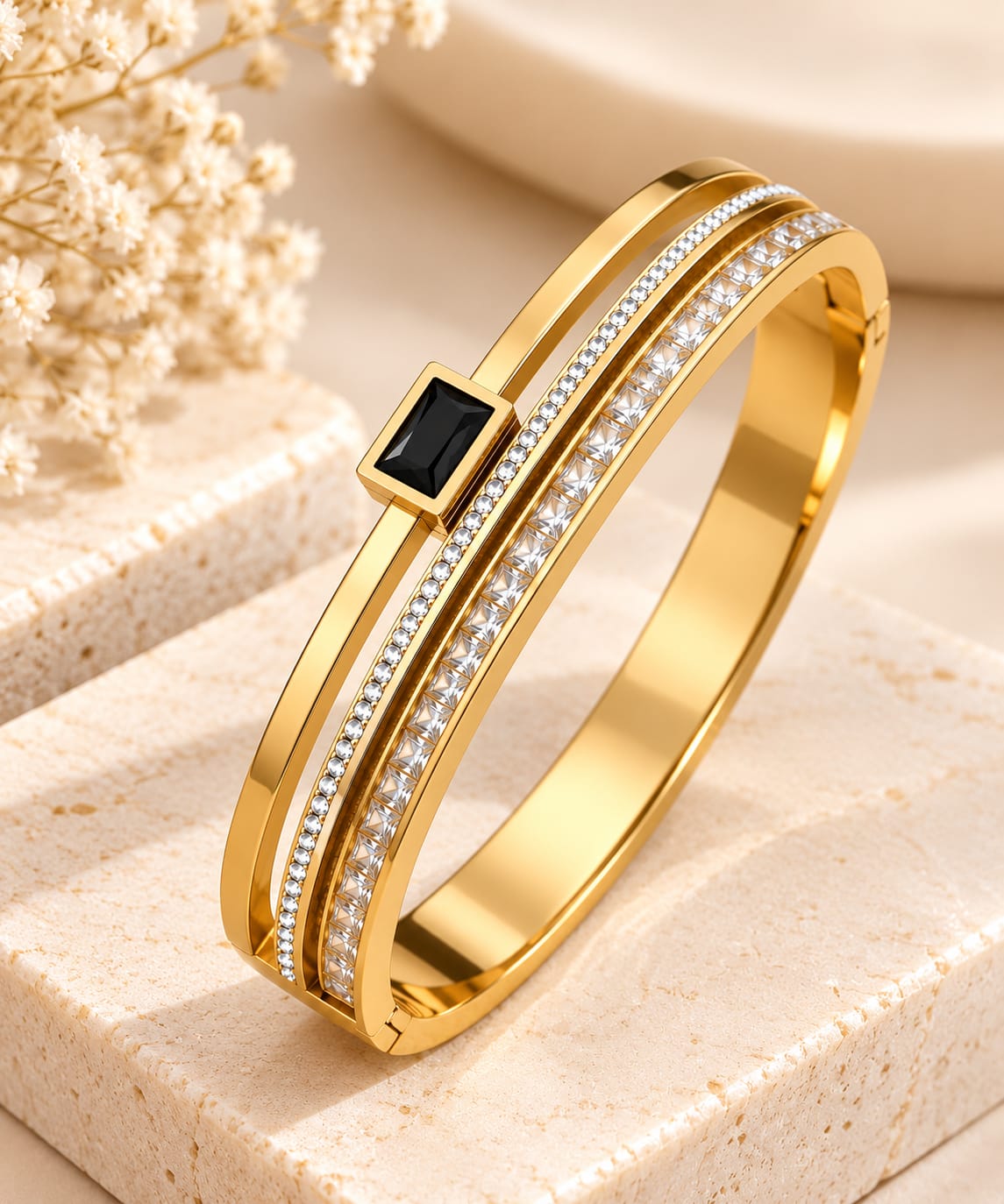 Kiyu Ziyu Anti Tarnish Kada Stainless Steel Kada