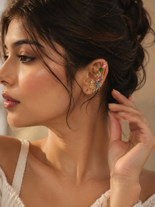 Anti tarnish ear cuffs 2958
