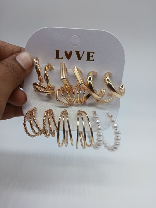 9 Pair of Earring Combo
