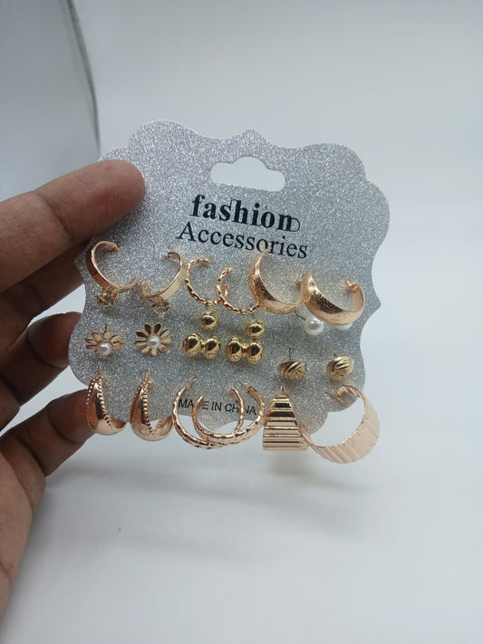 12 Pair of Earring Combo