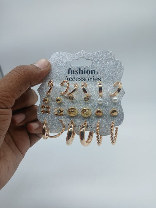 12 Pair of Earring Combo