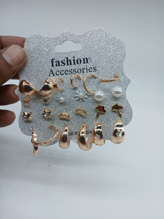12 Pair of Earring Combo