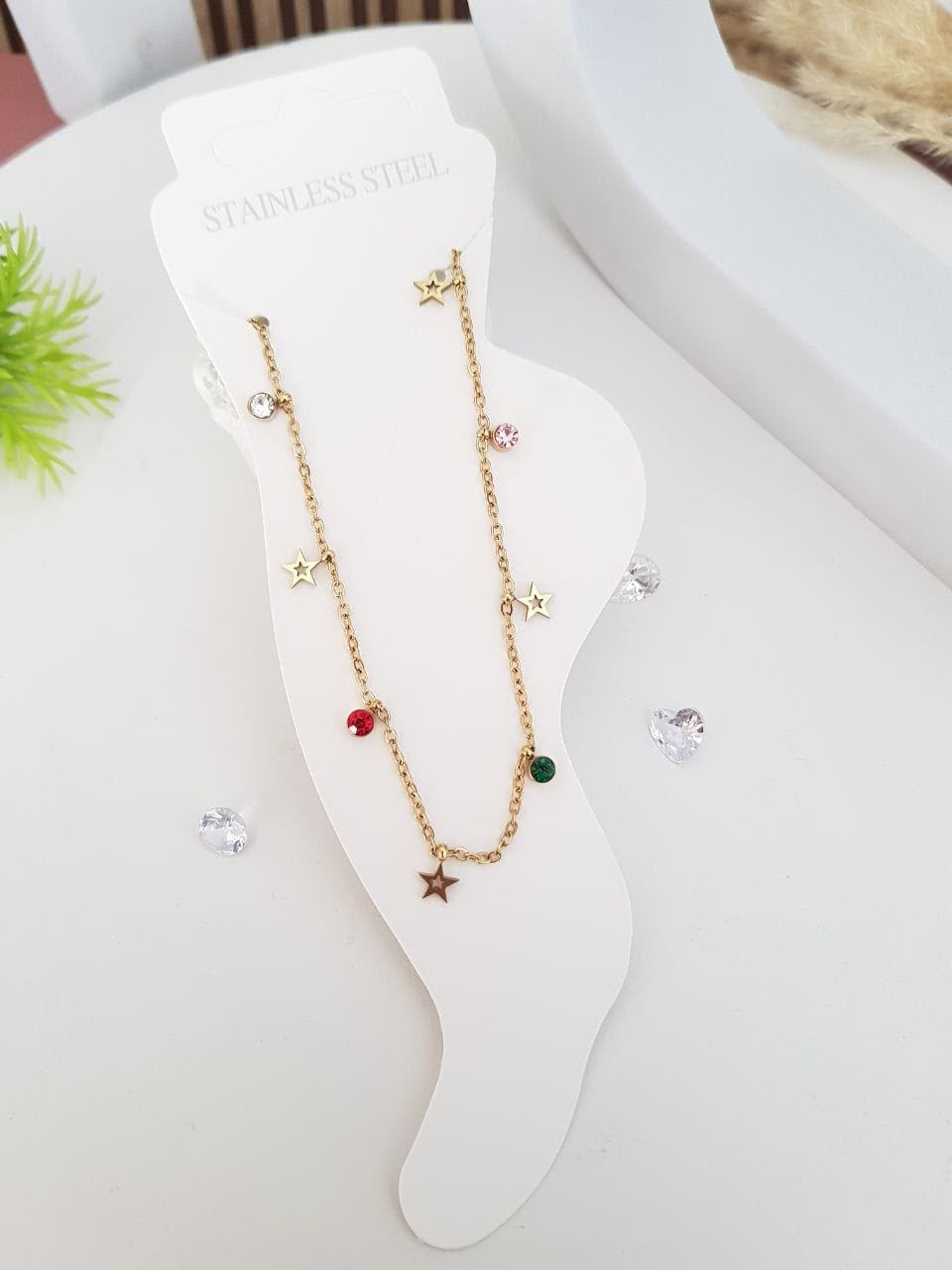 Anti tarnish anklet